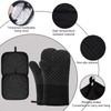 Set of 4 Oven Gloves, Pot Holder Glove, Heat Resistant