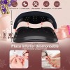 NIBEAUSL Kit De Uñas Lampara De Uñas 256w/57 Led Uv/led