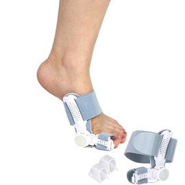 WRQIOO Hallux Valgus Correction, Adjustable Hallux Valgus Correction Splint, Hallux Valgus Correction Fixation Plate with Toe Separator, Hallux Valgus, Universal Size for Toes, Day and Night, Unisex