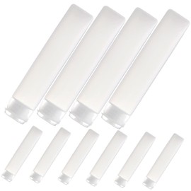Ipetboom 10pcs Refillable Lotion Tubes Squeeze Cosmetic Bottles for Travel Multi-use Makeup Container Cap for Shampoo Creams and Sunscreen