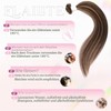Elailite U-Tip Real Hair Bonding Extensions, Keratin Hair Extensions, Straight,