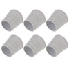 6Pcs Lampshade Modern Light Cover Fabric Inner Film European Style
