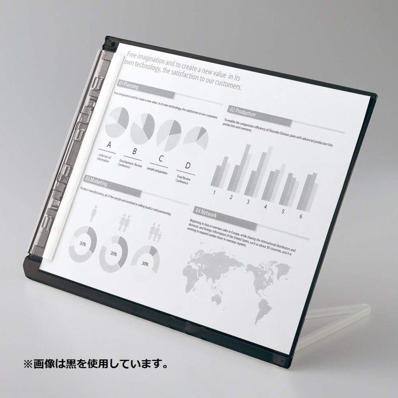 Lihit Lab Clipboard with Stand A4 Black A5167-24
