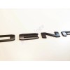 GMC 2pcs New Matte Black DENALI HD Emblems Letters Fit
