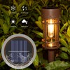 Solar Pathway Lights Outdoor Solar Lights 8 Pack Metal &