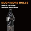 Jerax tools M35 HSS 3/8 Inch Step Drill Bit, Single