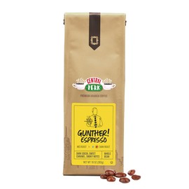 Central Perk Whole Bean Coffee - Dark Roast Coffee - "Gunther! Espresso Blend" 100% Arabica Coffee - 2 Bags (10oz)