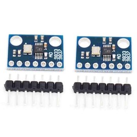 2pcs AD9833 DDS Signal Generator Module Programmable Microprocessor 0-12.5MHz Sine/Triangle/Square Wave Signal Generation