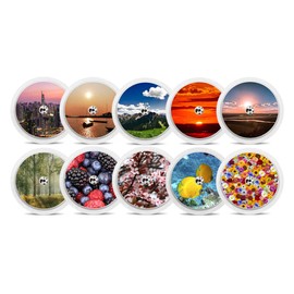 Diasticker® - Sticker for Freestyle Libre 2 Sensor - Set of 10 "Nature"