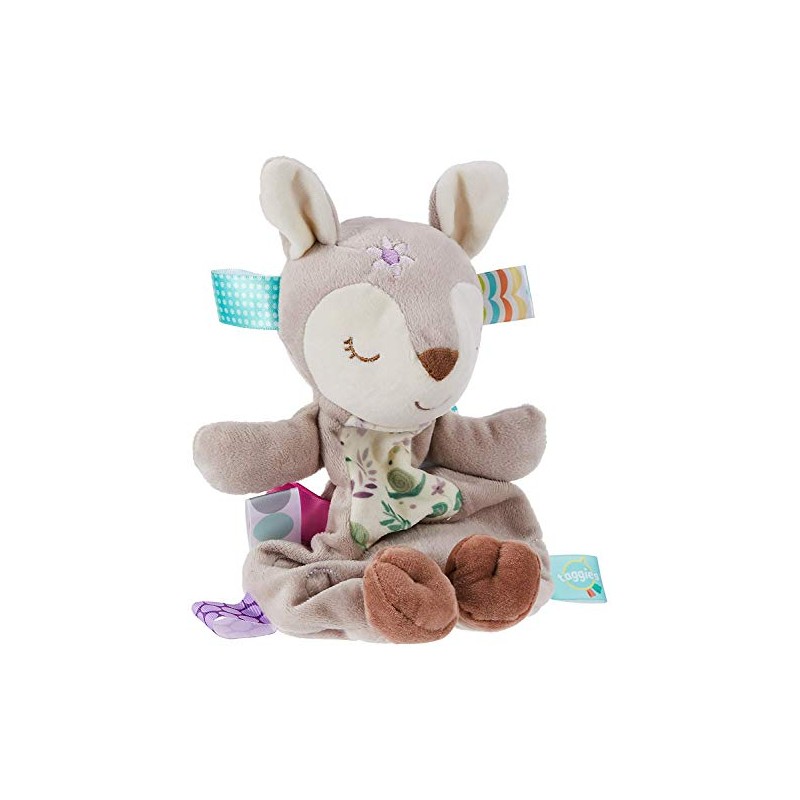 Taggies Lovey Soft Toy, 11-Inches, Flora Fawn