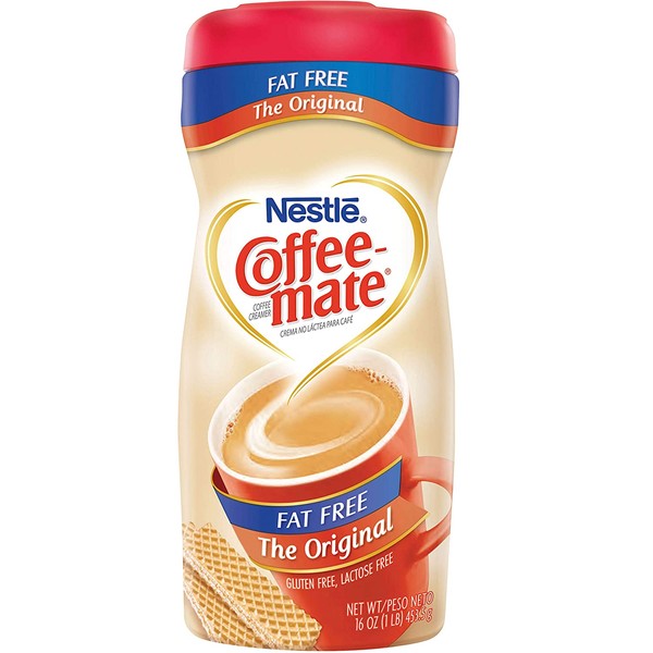 Coffee Mate Original Creamer, Fat-Free, 16 oz