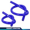 PIT66 Blue Silicone Radiator Hose Kit Compatible with Honda/Acura Integra