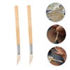 jojofuny 2Pcs Agate Jewelry Polishing Tool with Comfortable Handle Burnisher
