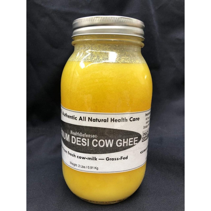 32oz/ 2Lb PREMIUM Organic Cow Ghee Grass-Fed Clarified Butter Non-GMO