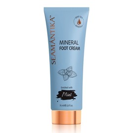 SEAMANTIKA - Mineral Foot Cream with Mint Oil - Moisturising and Refreshing - Suitable for all skin types - Repairs cracked heels - No parabens, sulphates, mineral oils - 75 ml