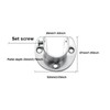 25mm Flange Rod Holder,Closet Rod Holder, U Shaped End Rod