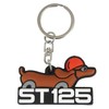 Honda Dax 125 PVC Rubber Key Chain Dachshund FREE Size