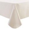 Pioggia Vinyl Tablecloth with Flannel Backed Waterproof Oil-Proof PVC Table