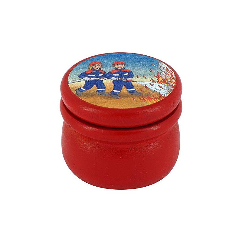 Milk Tooth Box Fire Brigade with Screw Cap Pack of