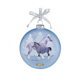 Breyer 90.700821 Artists Signature Glass Ornament Draft horse