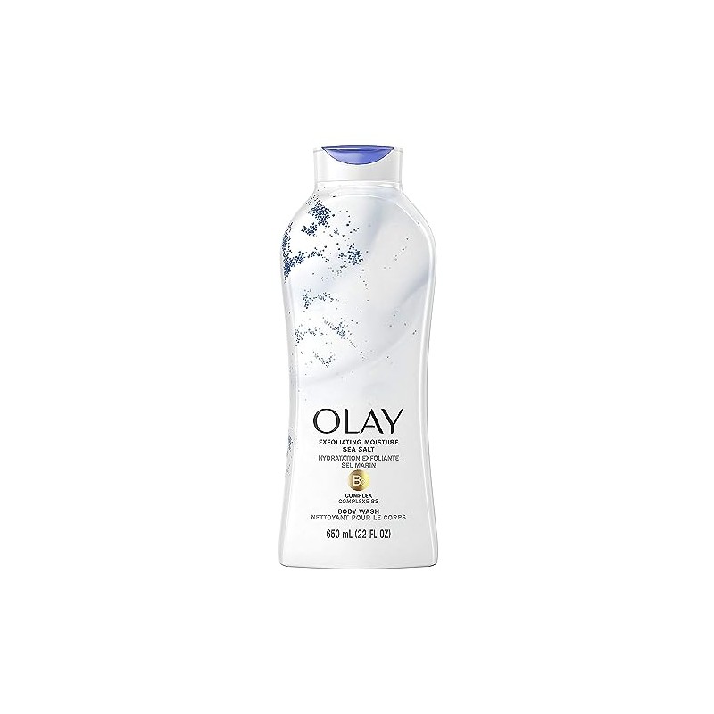 Olay Daily Exfoliating with Sea Salts Body Wash, 22 Fluid