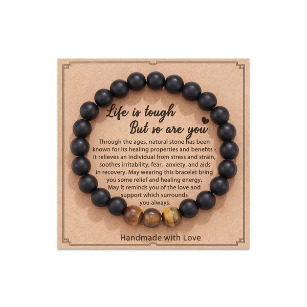 Get Well Bracelet Gifts for Women Natural Stone Bracelet After