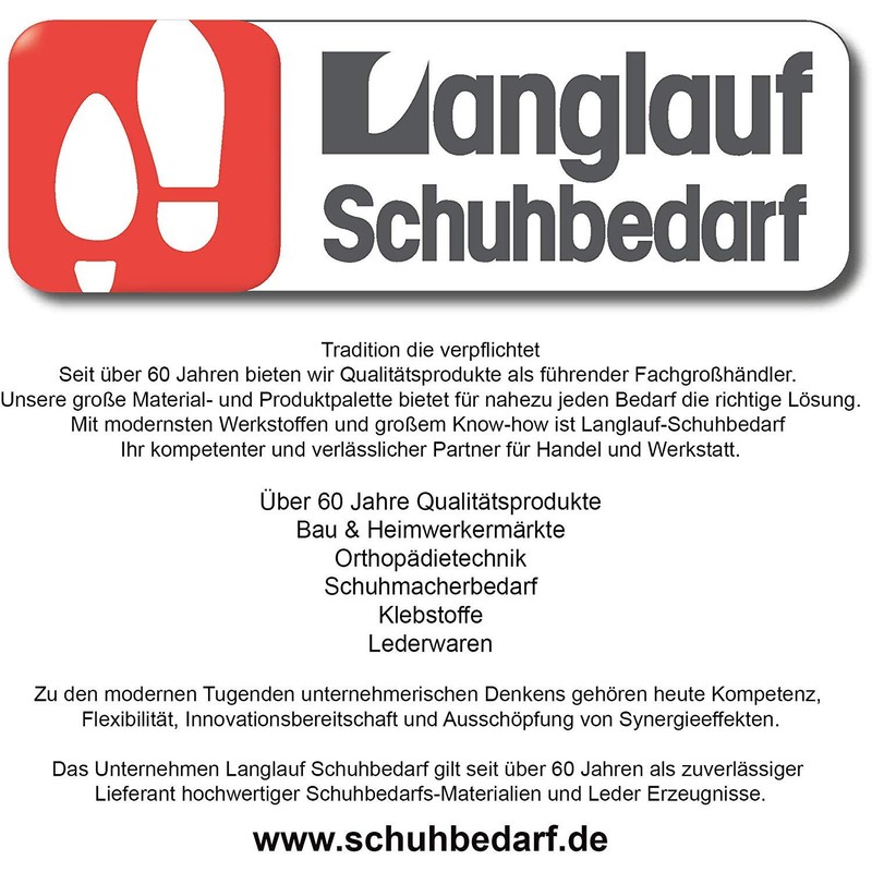 Langlauf Schuhbedarf Sole Rubber Plate 250 mm x 500 mm