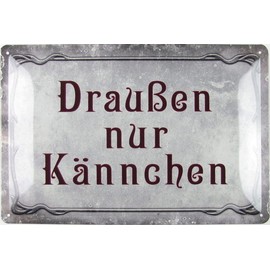 mrdeco Metal Sign 20 x 30 cm Curved Coffee Outdoor Only Jug Decorative Tin Sign