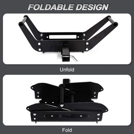 RUGCEL WINCH Cradle Winch Mounting Plate, Winch Mount Recovery Winches (10" x 4 1/2")