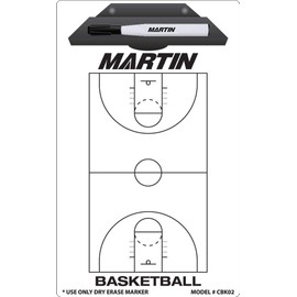 Cbk02 Martin Basketball Dry Erase Board