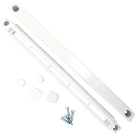 Merriway BH03173 Windows and Door Fully Adjustable Trickle Vent, 260mm (10.4 inch) - White