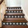Black Starry Tile Stickers - Fireplace - Waterproof & Removable