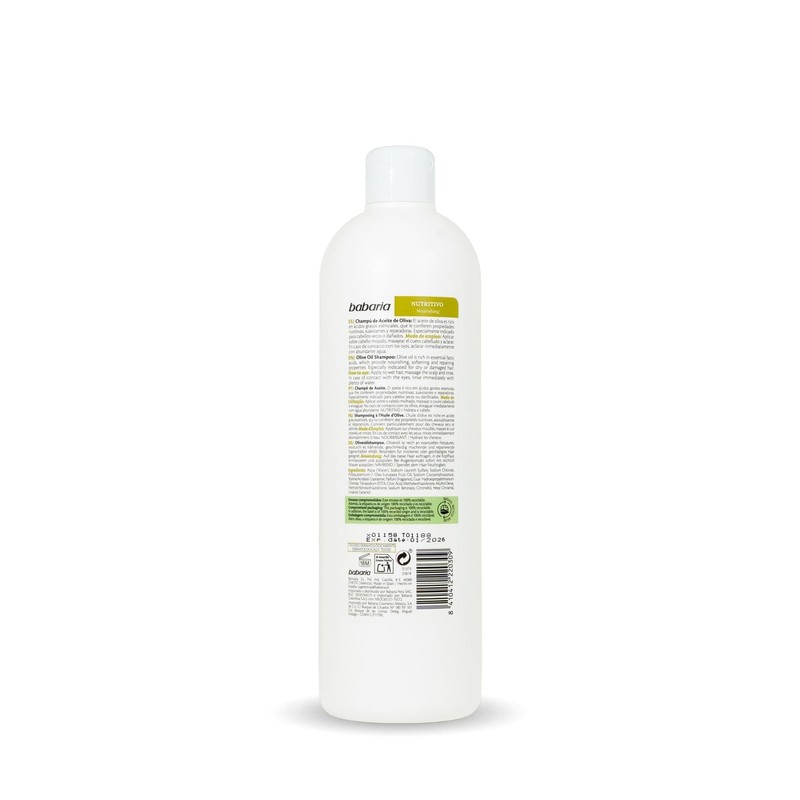 Babaria Olive Oil Nourishing Shampoo 700ml