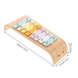 Hohopeti Premium Xylophone Note Glockenspiel Musical Instrument for Enhances Auditory Skills Montessori Educational Tool for Preschool and Home Use
