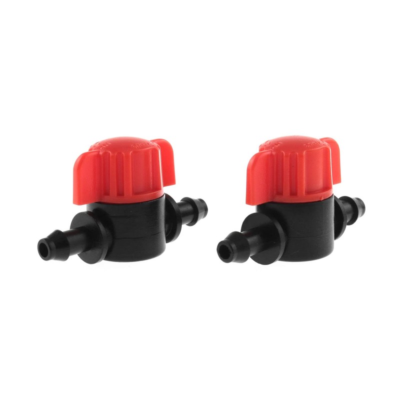 1/4 Inch Barb Shut-Off Valve DGZZI 12PCS Black Plastic Universal
