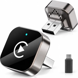 Wireless CarPlay Adapter for iPhone & Android – 23mm Plug-and-Play Design for Fast, Stable In-Car Connection