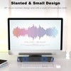 SOULION R30 Computer Speakers, Colorful LED Lights with Switch Button,