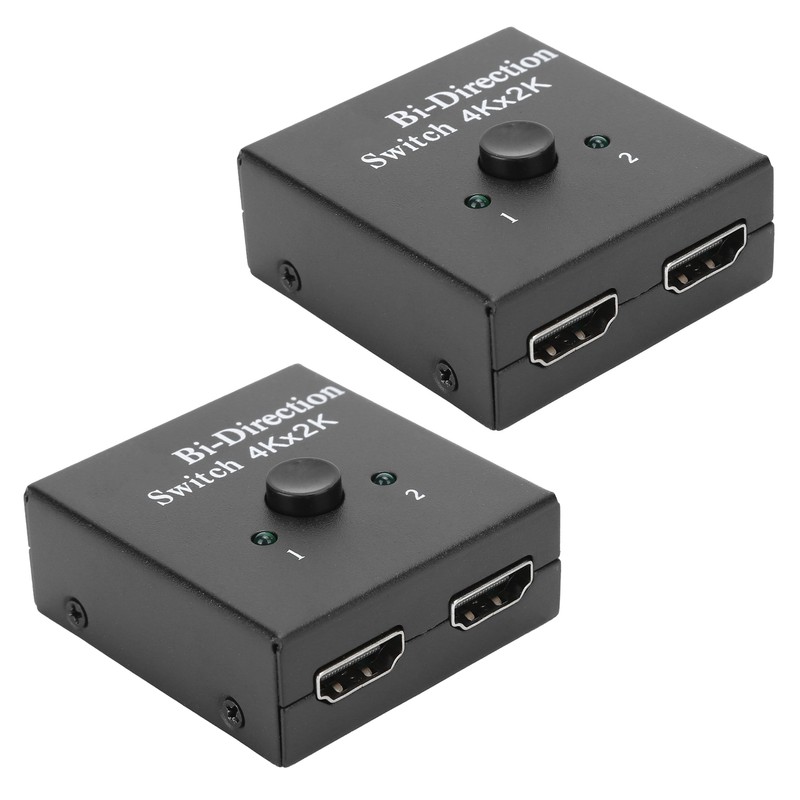 2Pcs HDMI BiDirection Switch Converter Switcher Splitter Hub HDCP 2x1