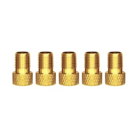 Pack of 5 Valve Adapters Bicycle Valves Adapter Car Valve to Bicycle Valve Adapter Compressor Adapter Valve Adapter Set, Presta Valve Adapter for Bicycle Valves, Valve Adapter Bicycle Tyres