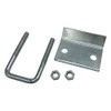 4 Pack Strut to Beam Clamp with Square U-Bolt and