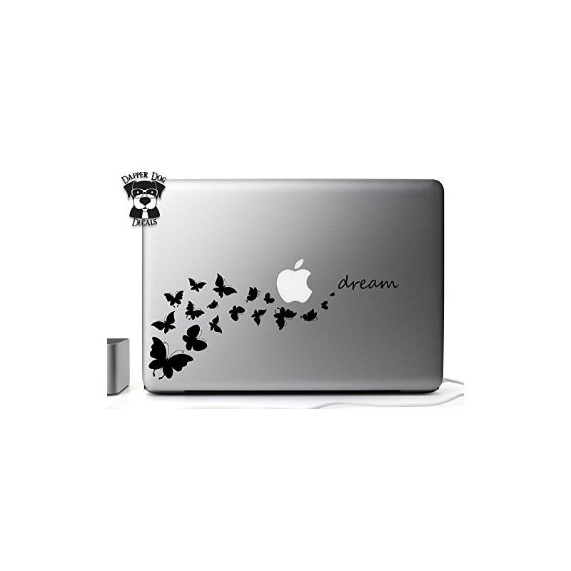 Butterfly Dream 13 Inch Vinyl Decal Sticker for MacBook Air