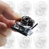vinsiora Skull Magnetic Clips for Fridge, Set of 8 Metal