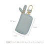 Blampom bp-2010 Women's Smart Key Case, Key Case, Genuine Leather,
