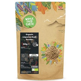 Wholefood Earth Organic Liquorice Root Powder 500 g | GMO Free | Certified Organic