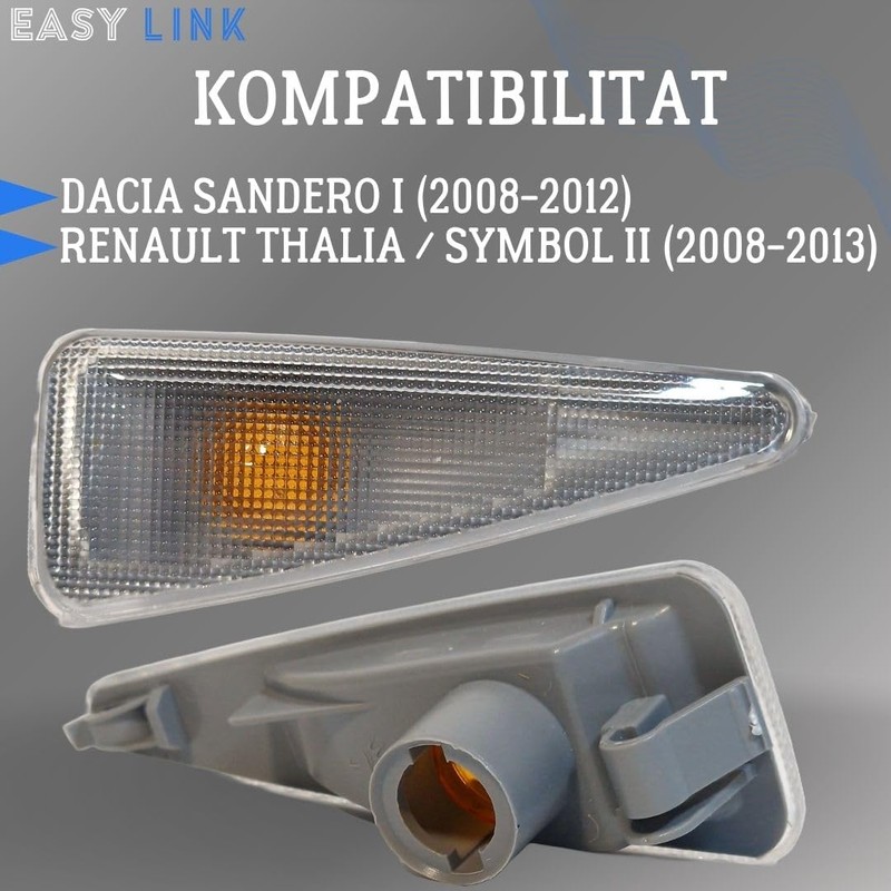Easy Link Side Indicator Left Indicator Indicator Light Compatible with