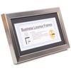 CreativePF [4-6x11ss-b] Stainless Steel Business License Certificate Frames for Professionals
