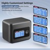 Battery Charger for Insta360 X5, Smart Fast Charge Case for