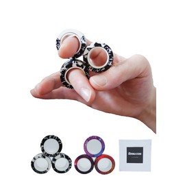 [Stress Relief] Magnetic Ring, Finger Tip, Magnetic Toy, Juggling, Pen Turner, Change Mood, Improve Focus, Improve Brain Training, Brain Activity, Galaxy