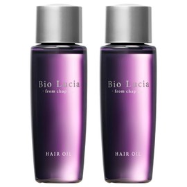 【Smooth and Comfortable Use】Bio Lucia Hair Oil, Non-Rinsing Treatment, Non-Silicone, Men's and Women's, Silky Smooth, 2.0 fl oz (60 ml) x 2