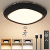 Motion Sensor Rechargeable Ceiling Light with Remote, 12000mAh Waterproof Wireless